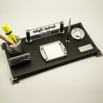 ofis hediyesi deri masa isimlik